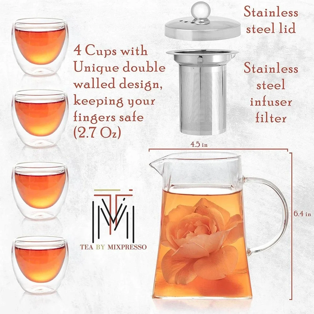 Mixpresso glass tea